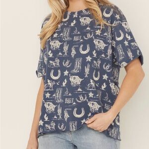 Free People Western T Shirt